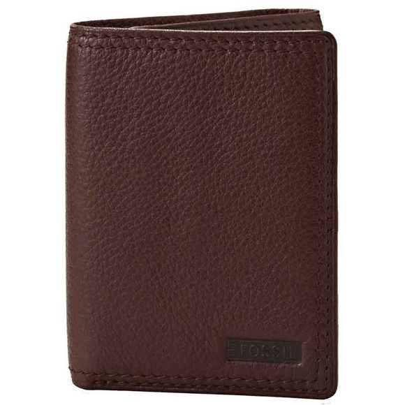 Fossil Other - Fossil Midway Trifold Leather Wallet ML7771200
